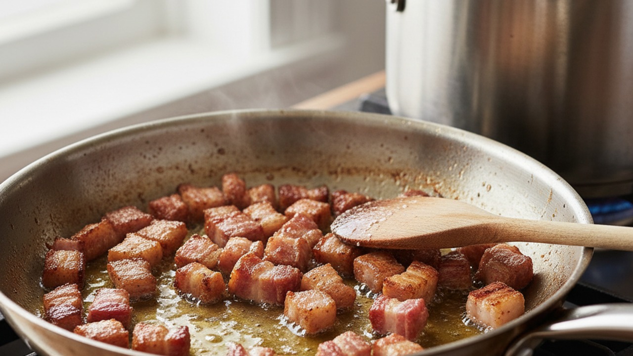 Render the guanciale