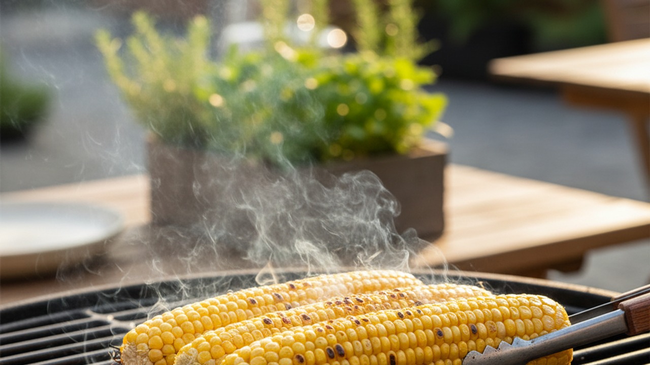 Grill the corn