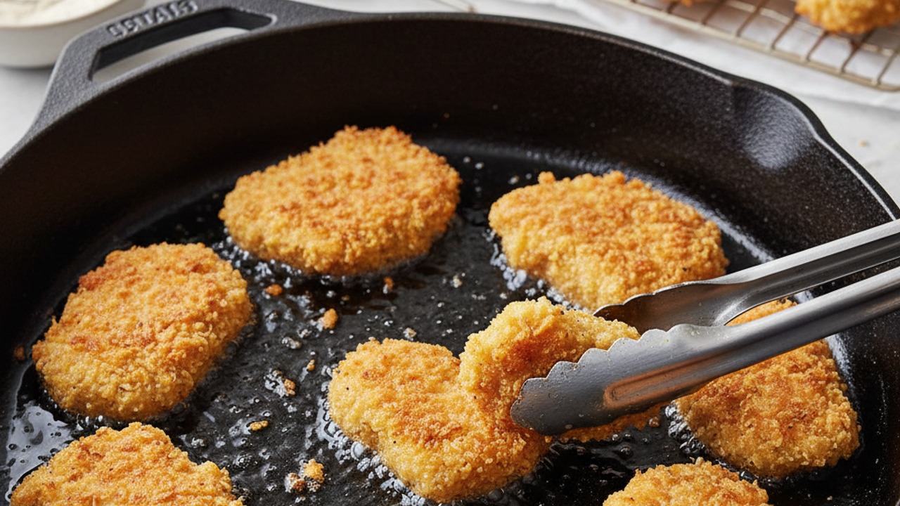Pan-fry until golden