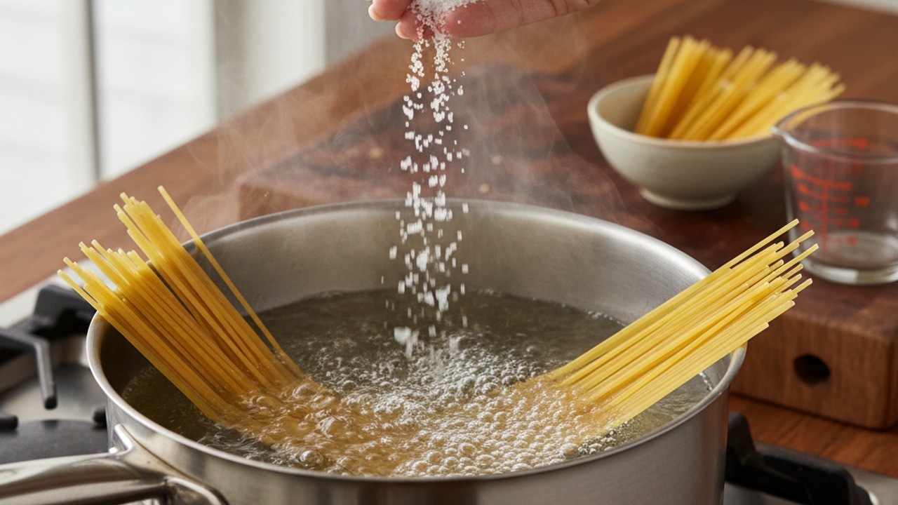 Cook the spaghetti
