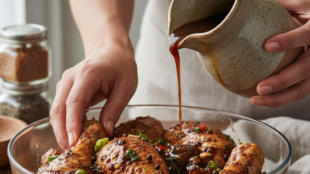 Marinate the chicken