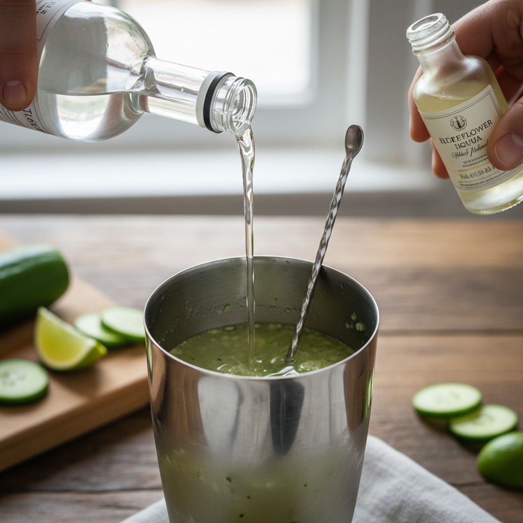 Build the cocktail