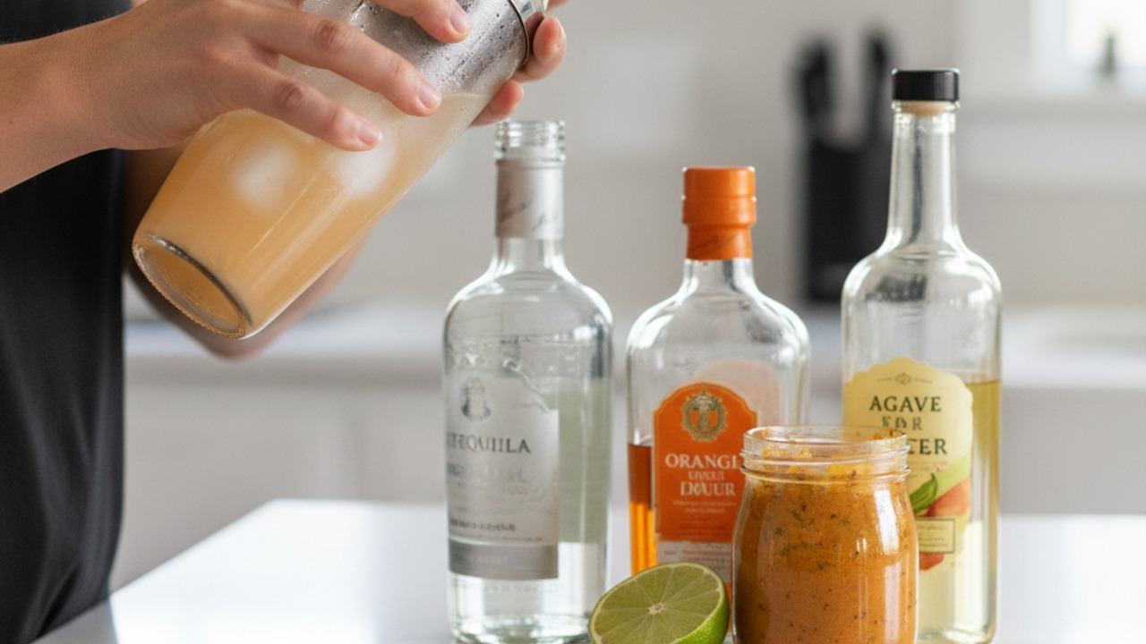 Shake the margarita