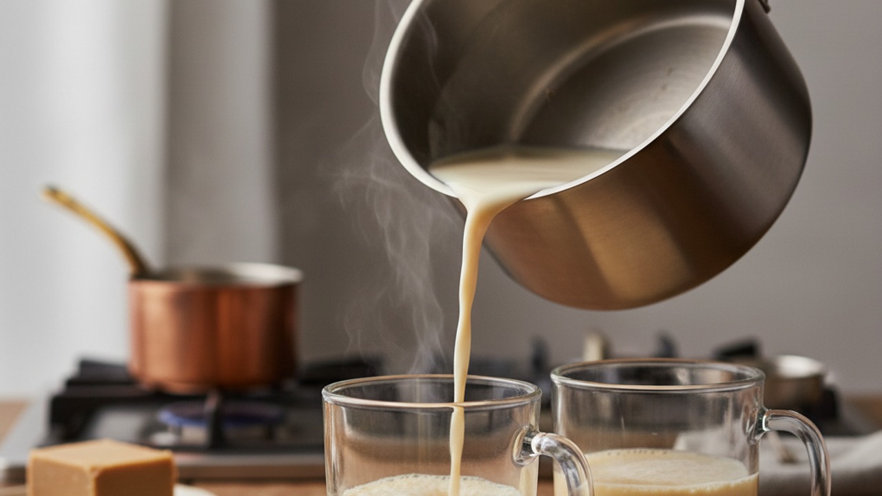 Prepare the milk base