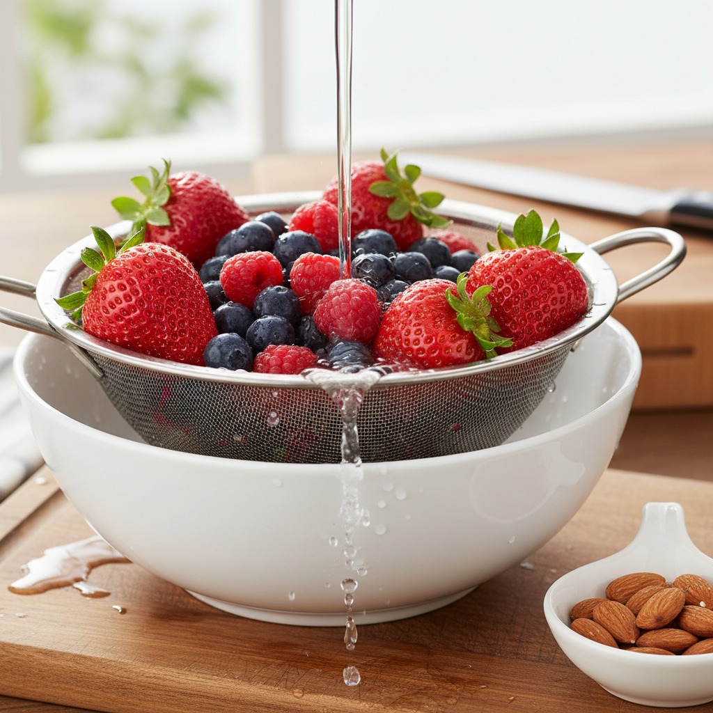 Prep fruit and nuts