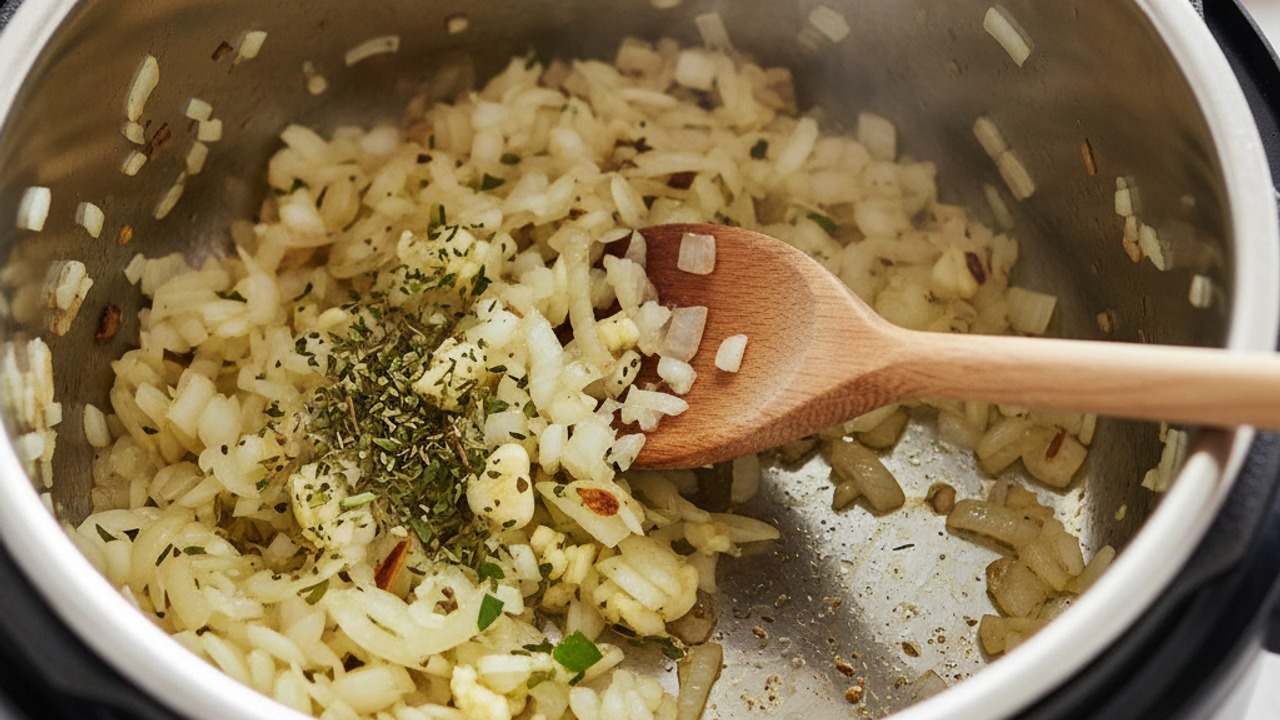 Sauté the aromatics