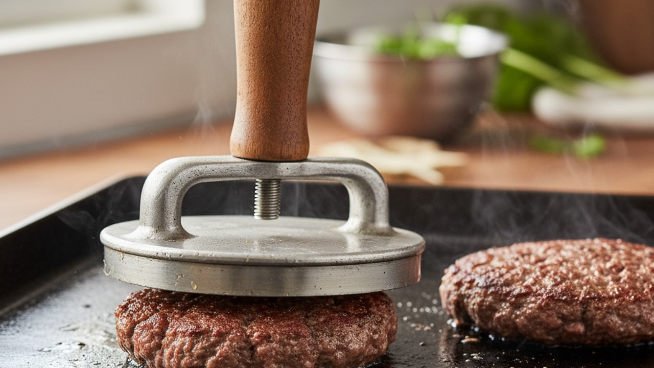 Cook and smash the patties