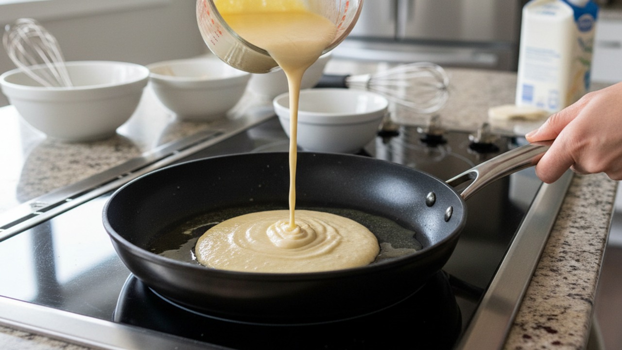 Cook the pancakes
