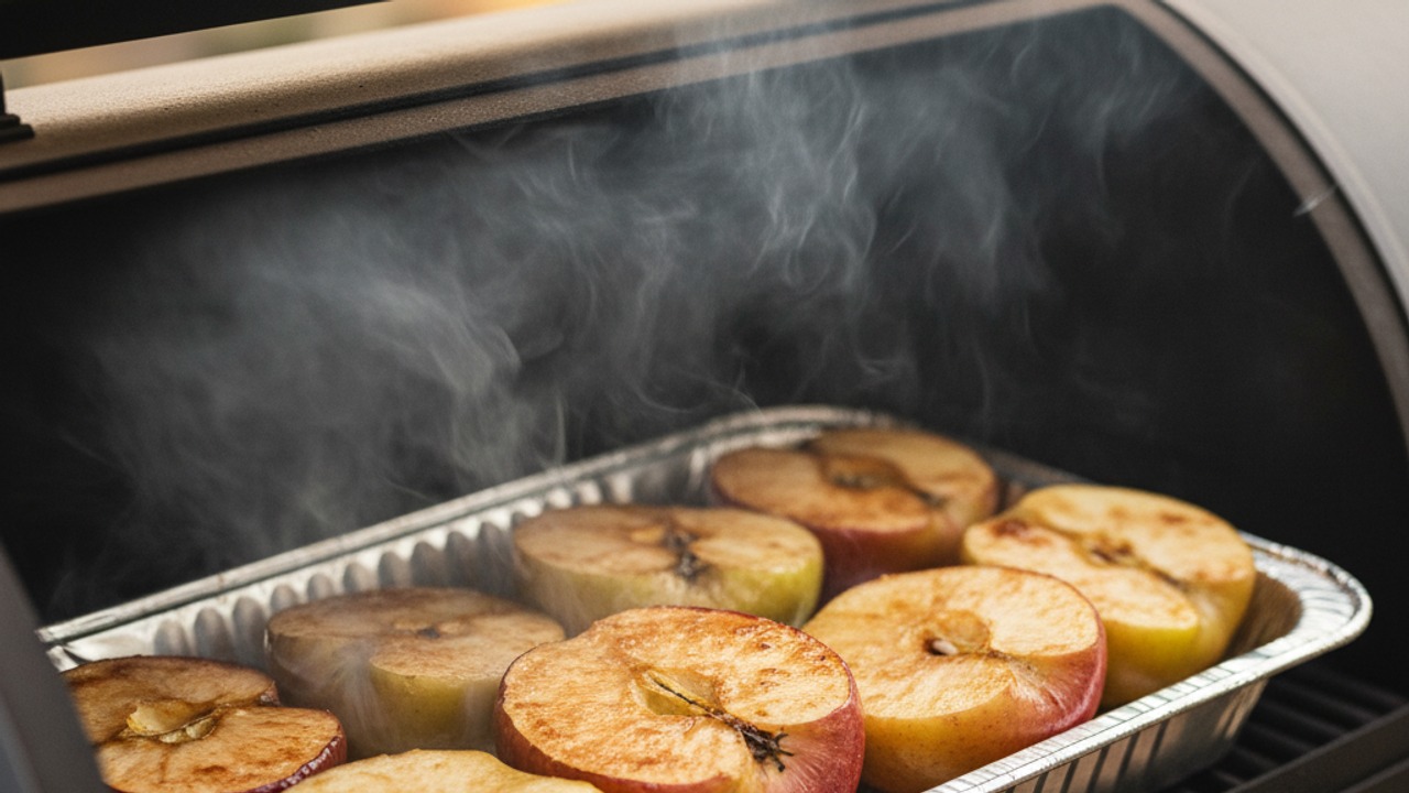 Smoke the apples