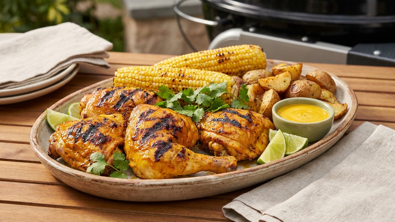 Peruvian Aji Amarillo Grilled Chicken