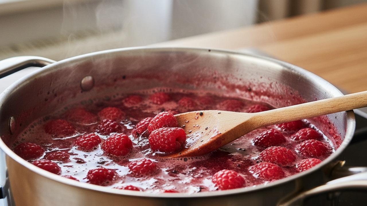 Simmer and macerate