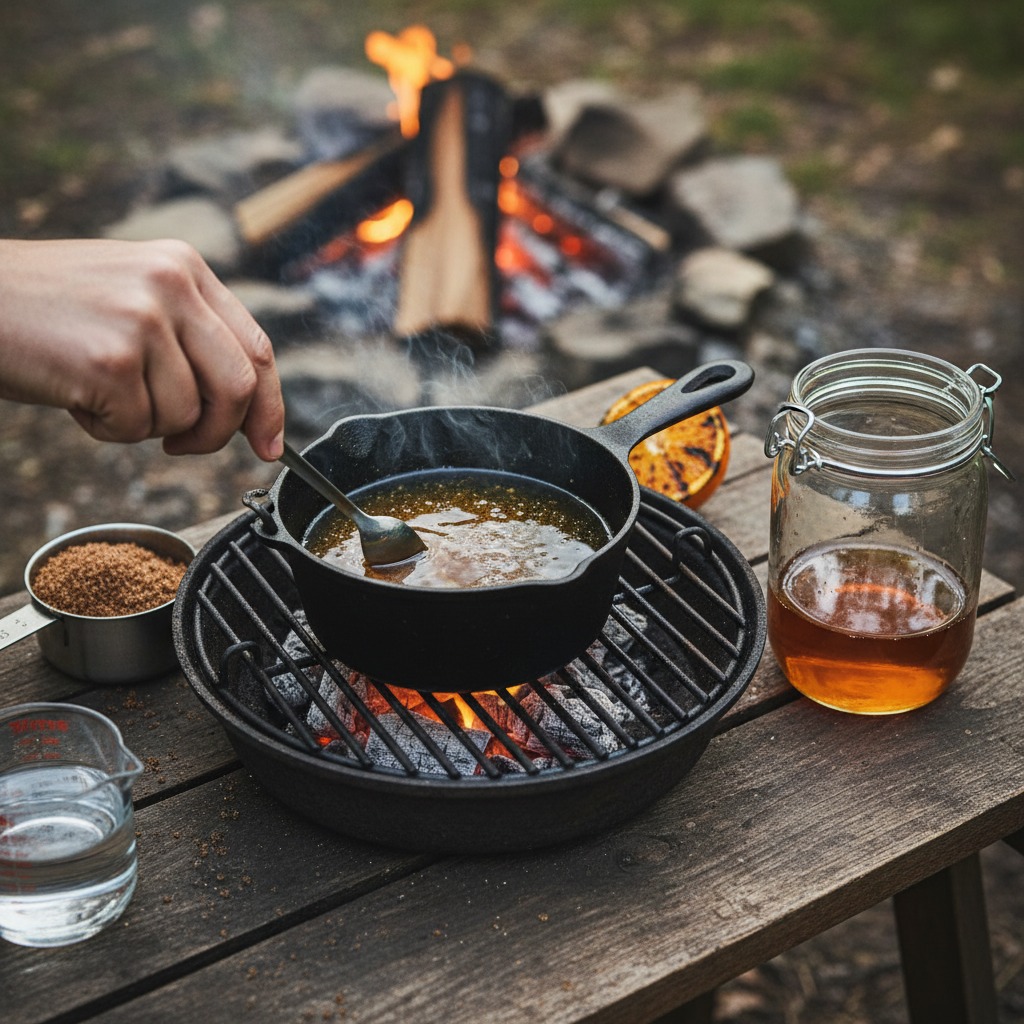 Make or confirm simple syrup