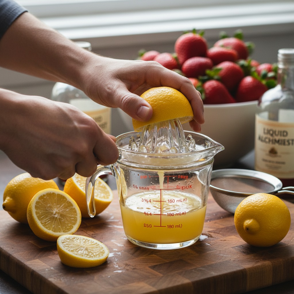 Juice the lemons