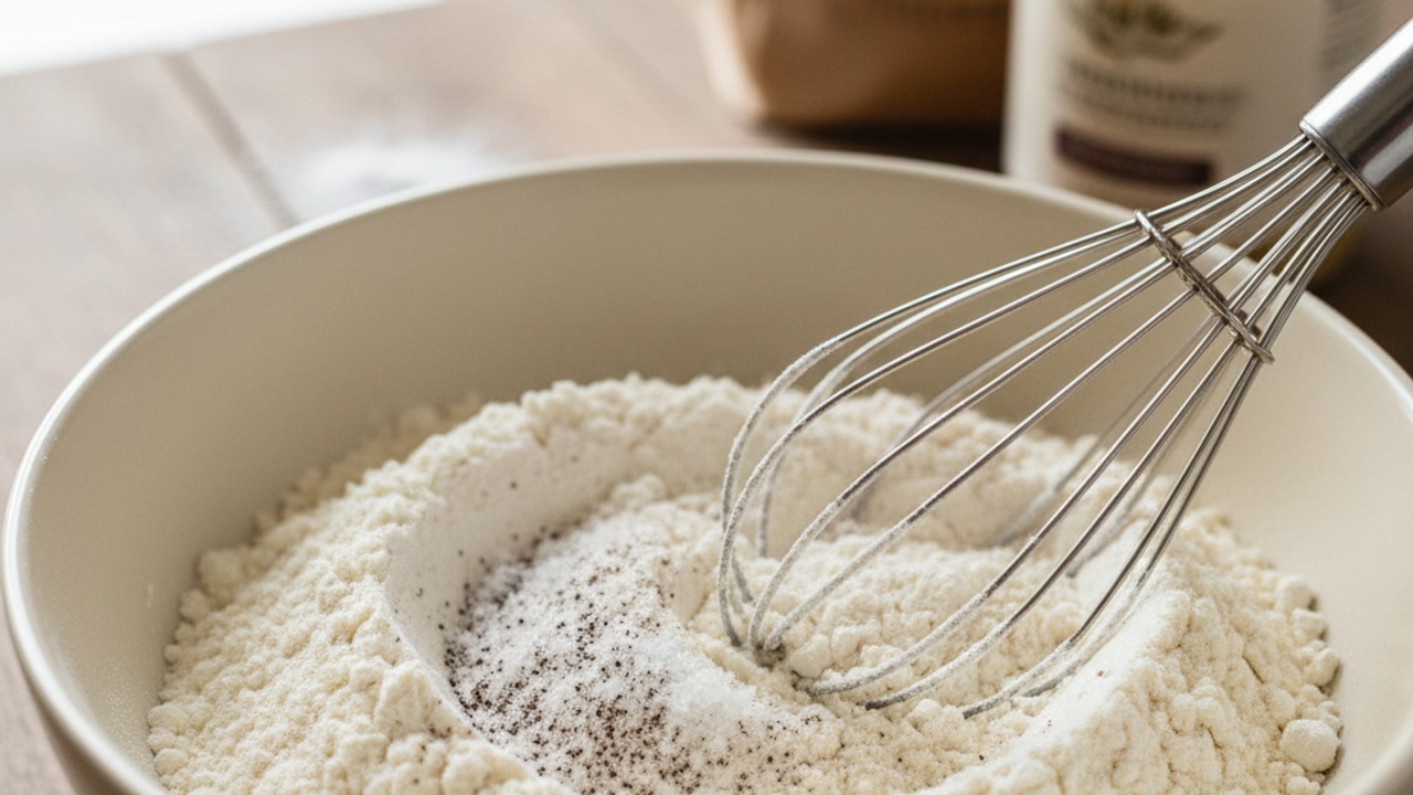 Mix dry ingredients