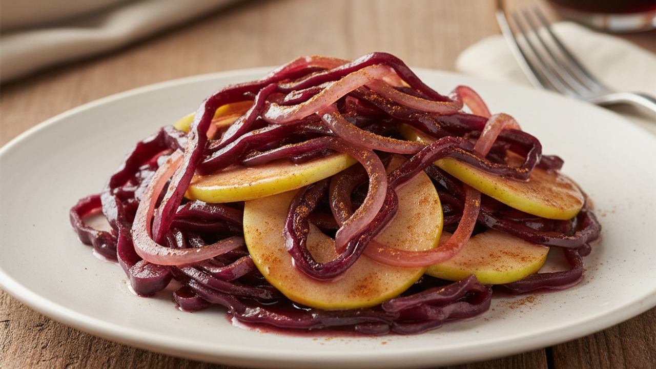 Classic Braised Red Cabbage with Apple & Port — Sweet-Tart Roast Beef Side