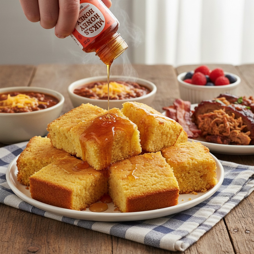 Drizzle with Mike's Hot Honey and serve