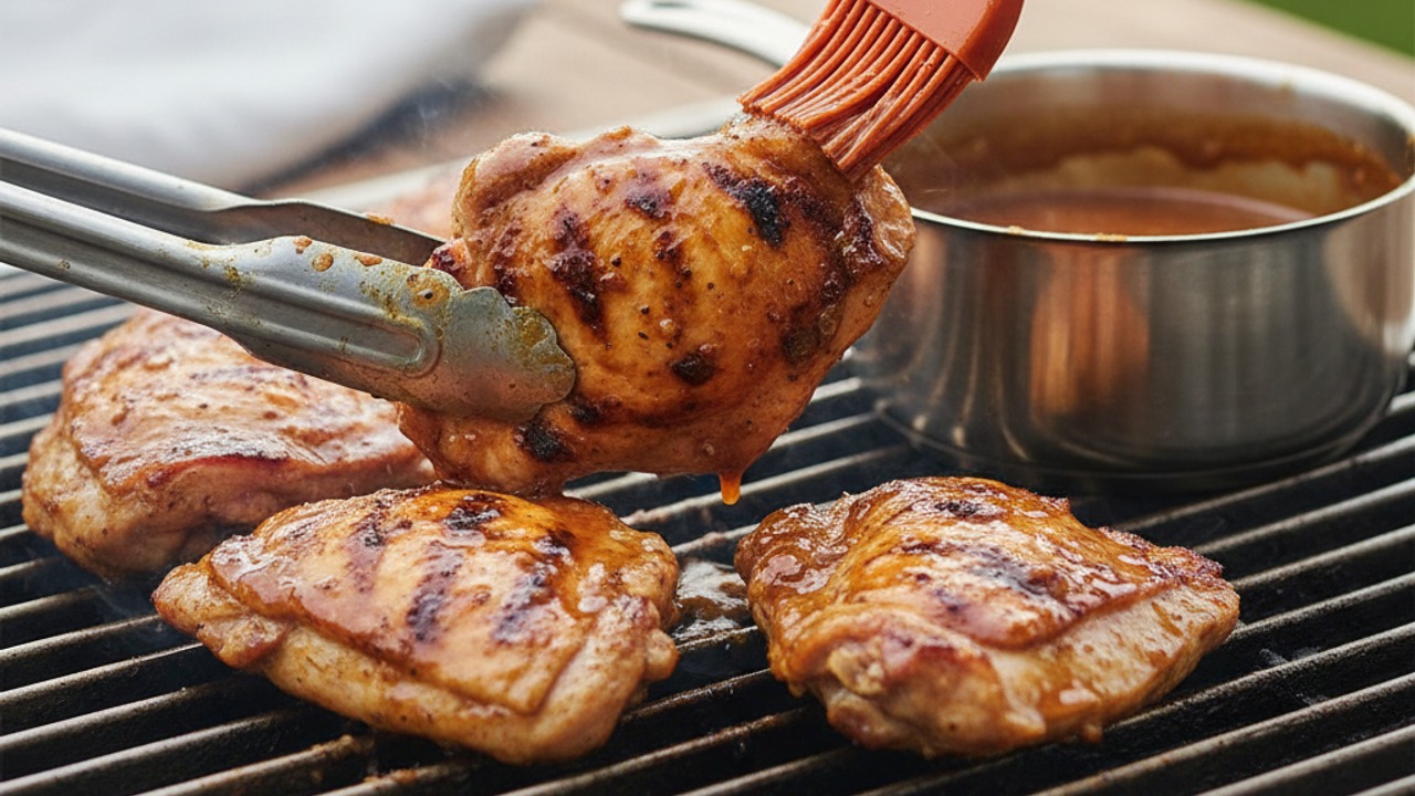 Grill the chicken