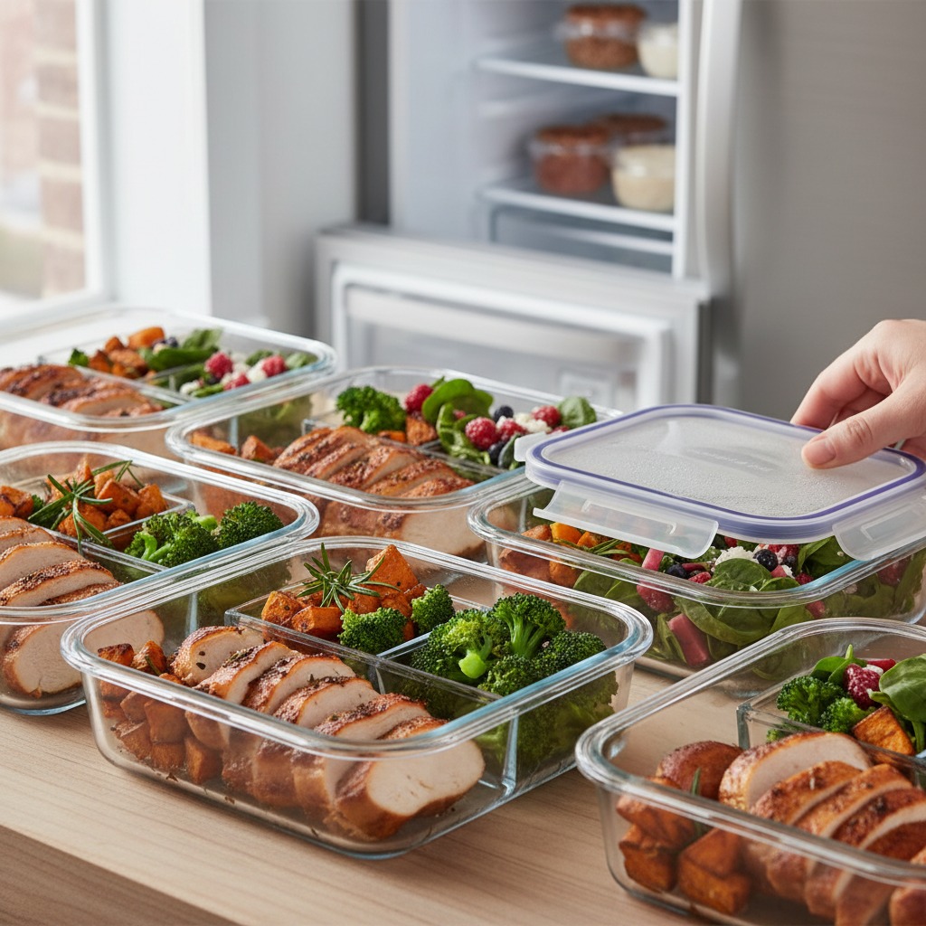 Portion and store for meal prep