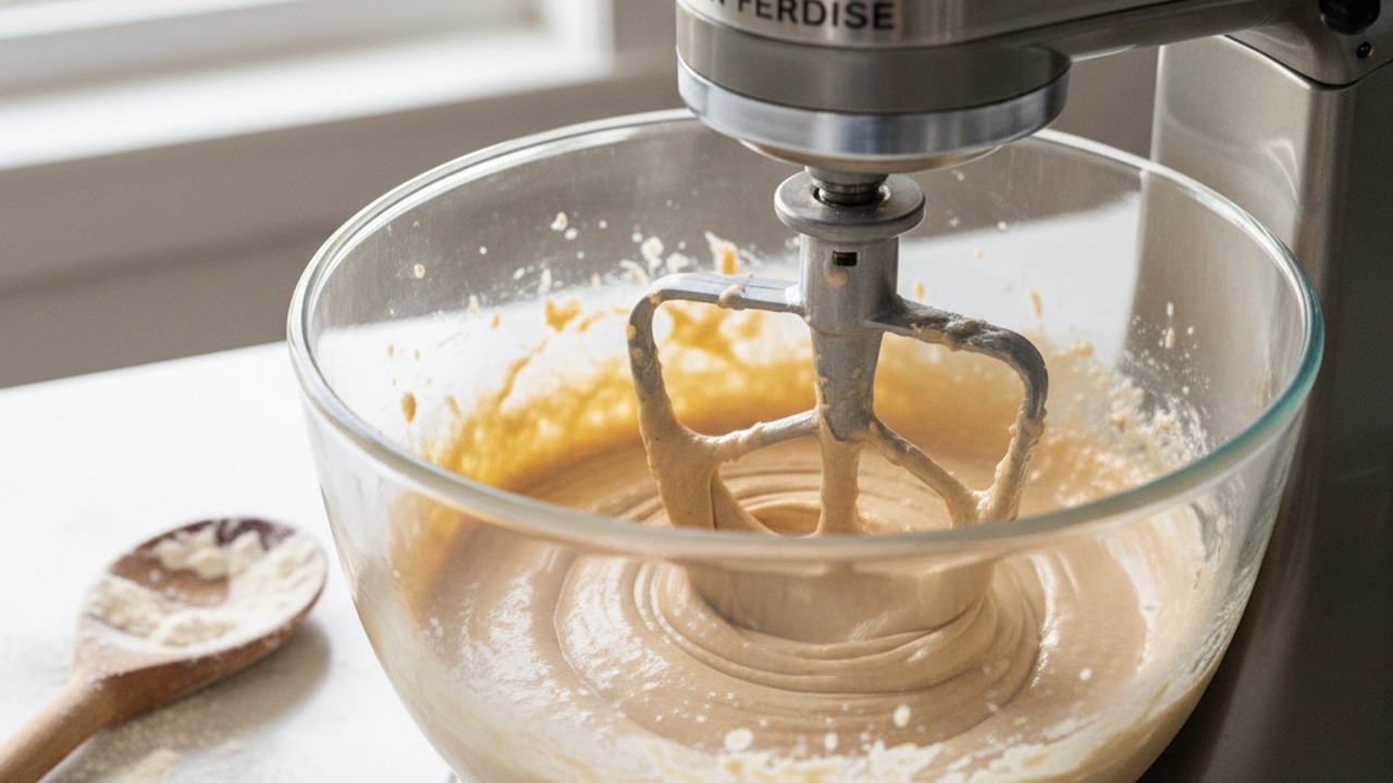 Mix to a smooth, batter-like dough