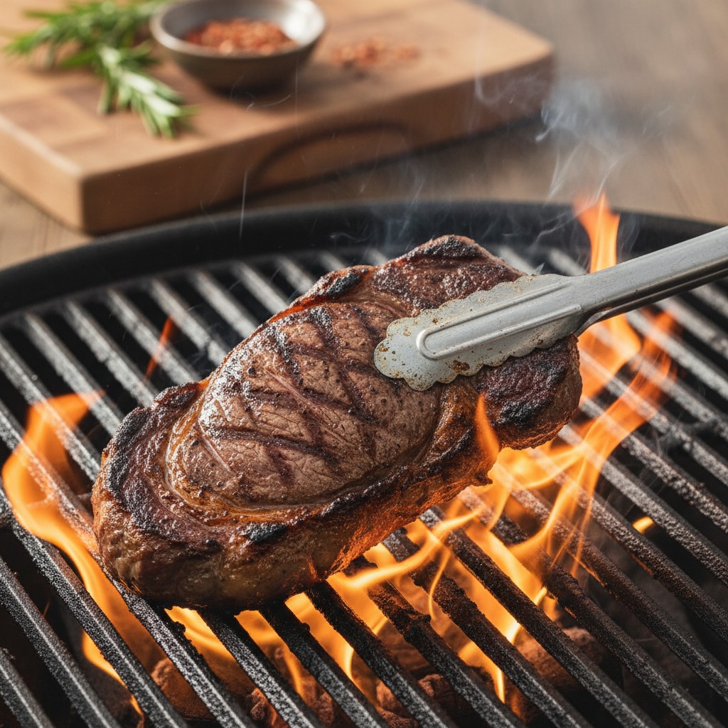 Sear the steak