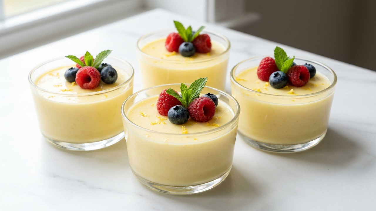 No-Bake Lemon Posset