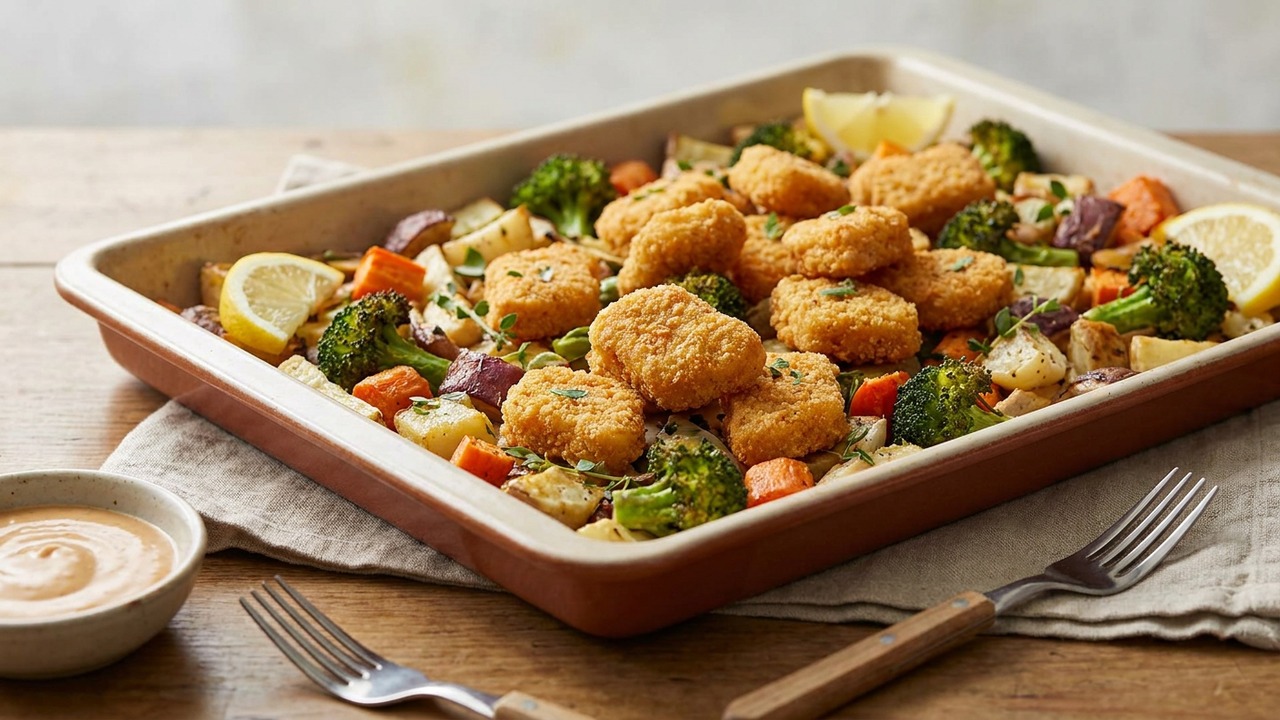Sheet-Pan Chicken Nuggets