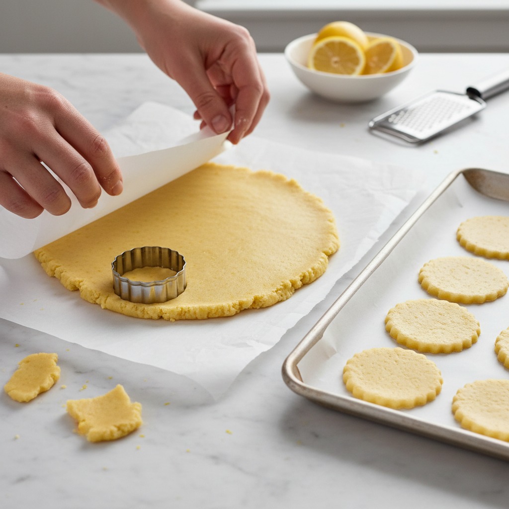 Roll, cut and chill the dough