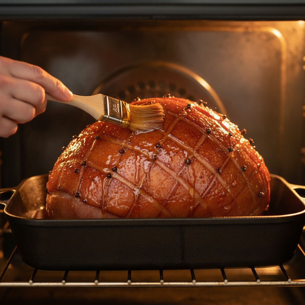 Glaze and caramelize