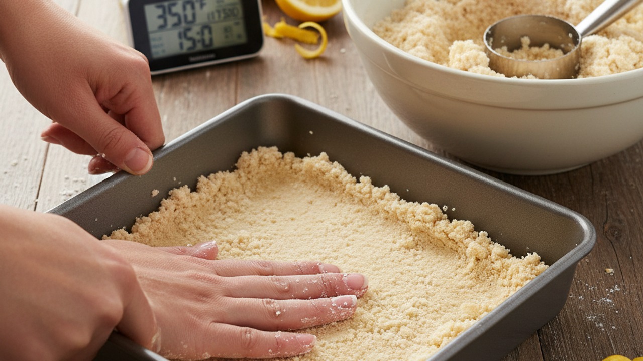 Make and blind-bake the crust
