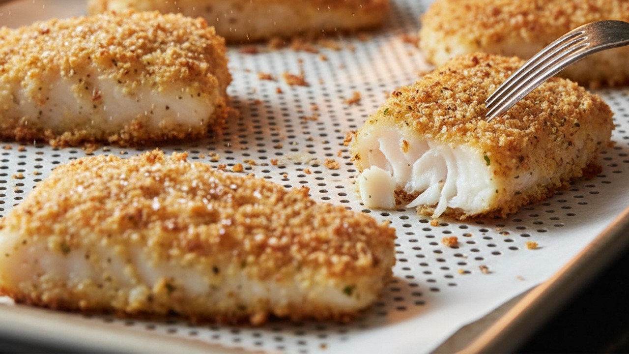 Bake until crisp