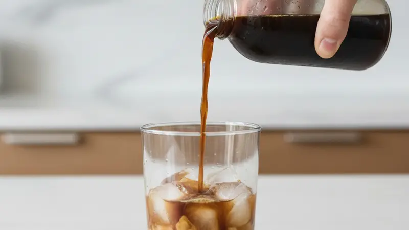Assemble the Cold Brew Latte (per 12 fl oz serving)