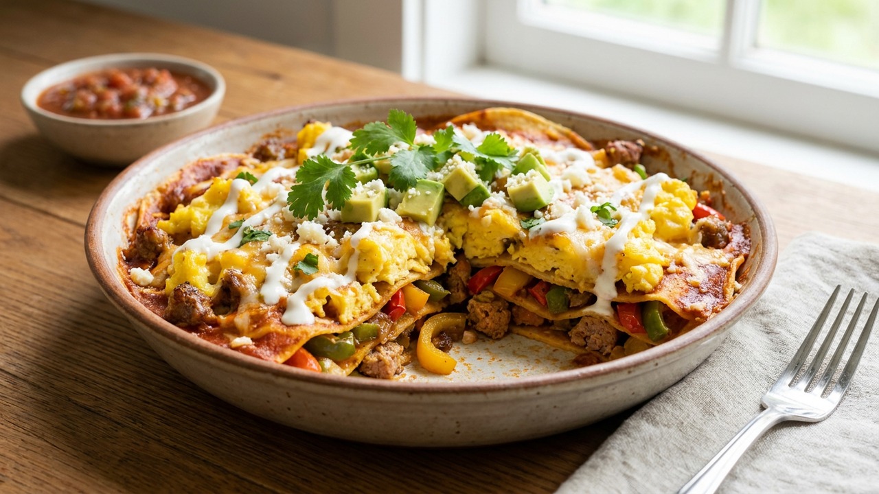 Breakfast Enchilada Casserole