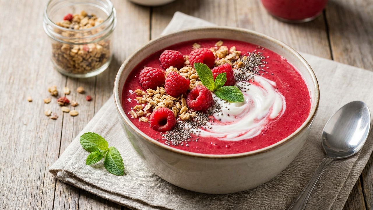 Raspberry Smoothie Bowl