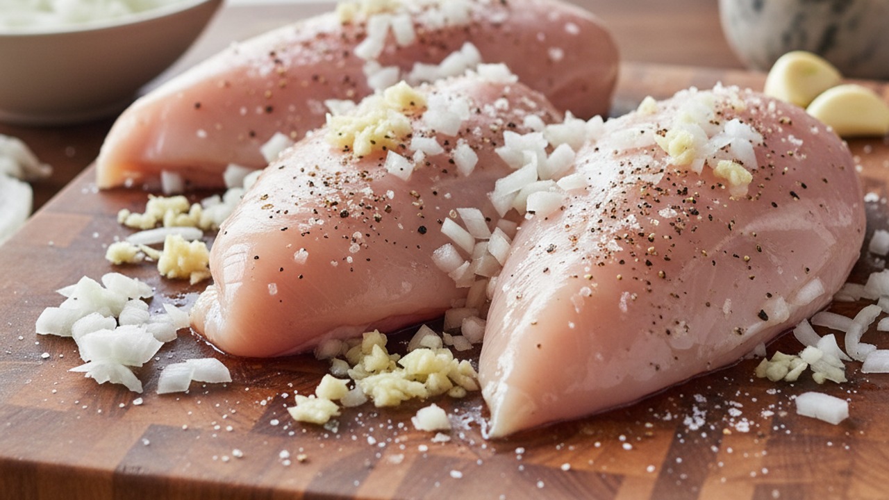 Prep and season chicken