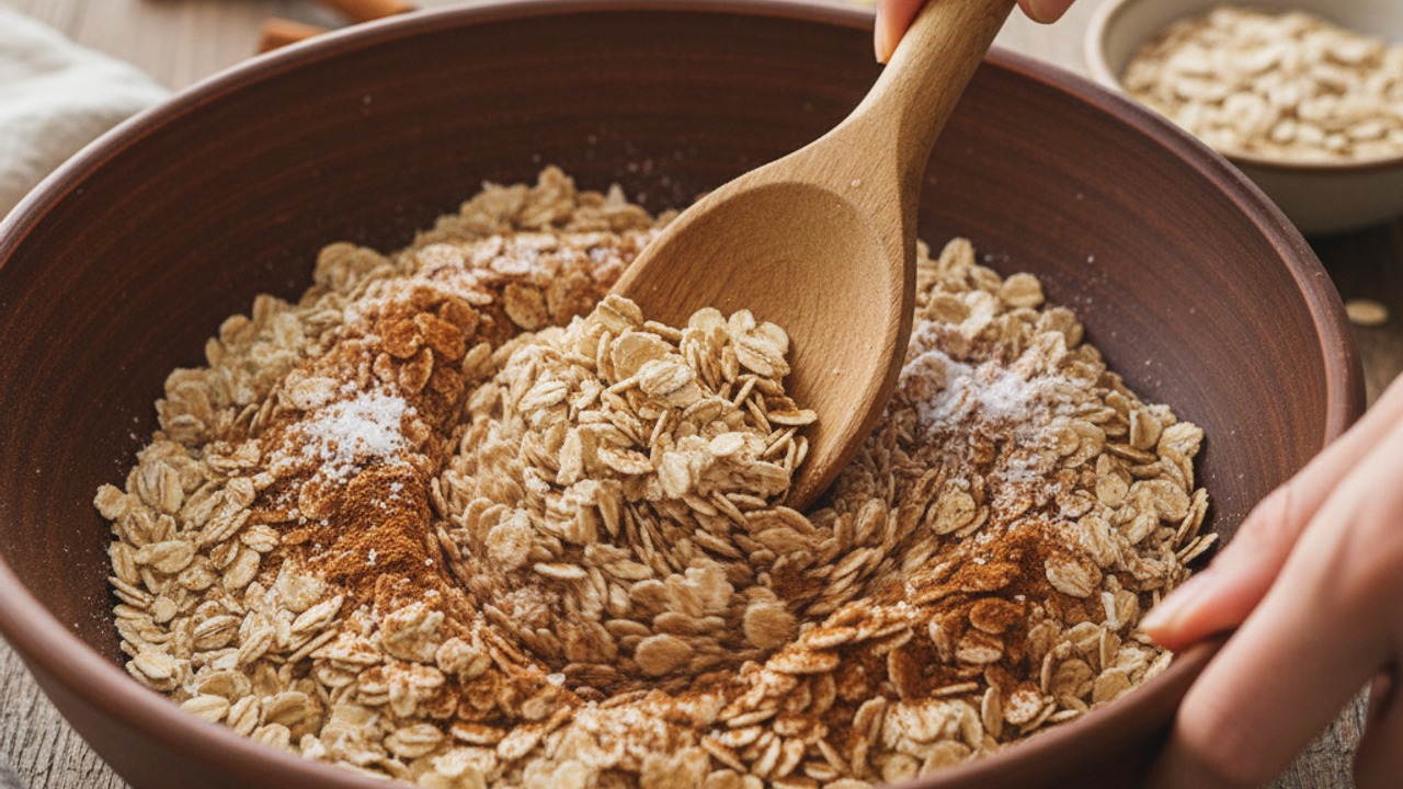 Mix the dry ingredients