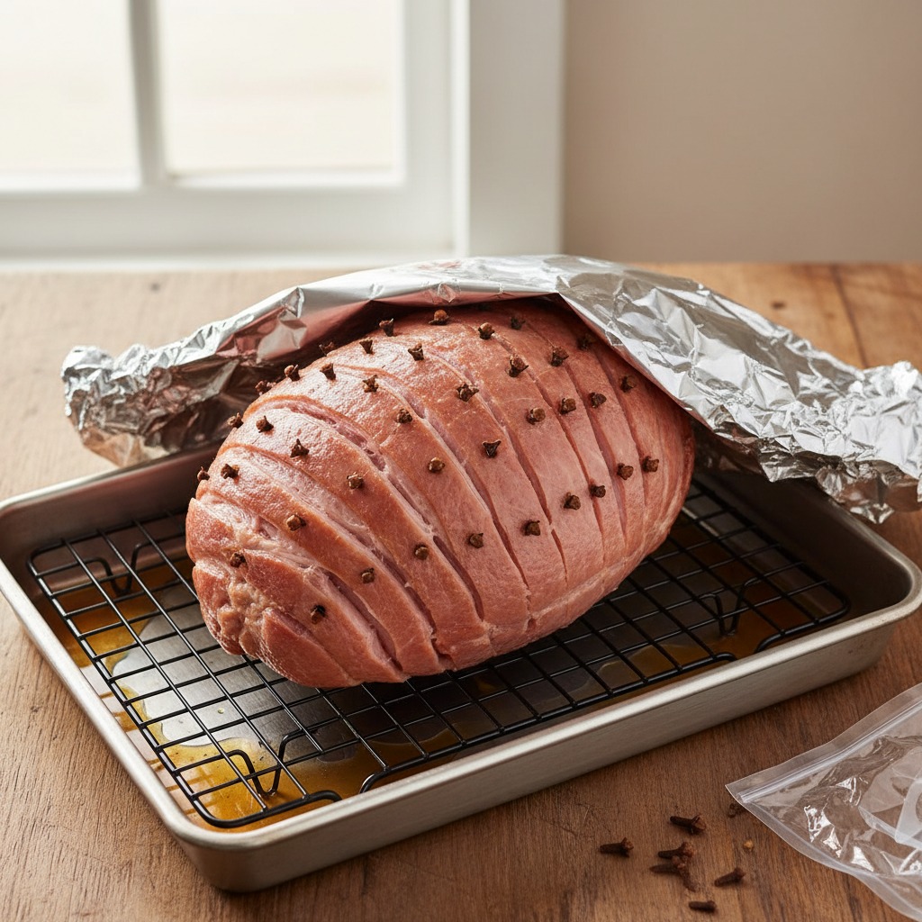 Prepare the ham