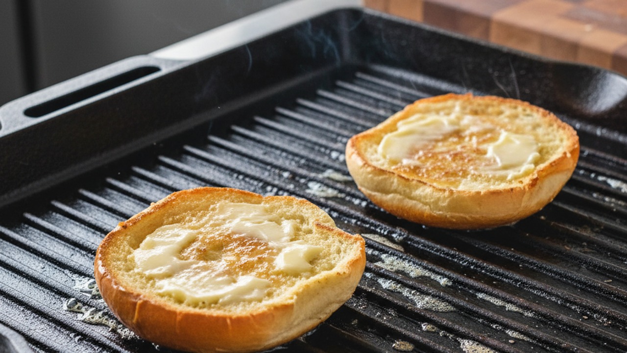 Toast the buns