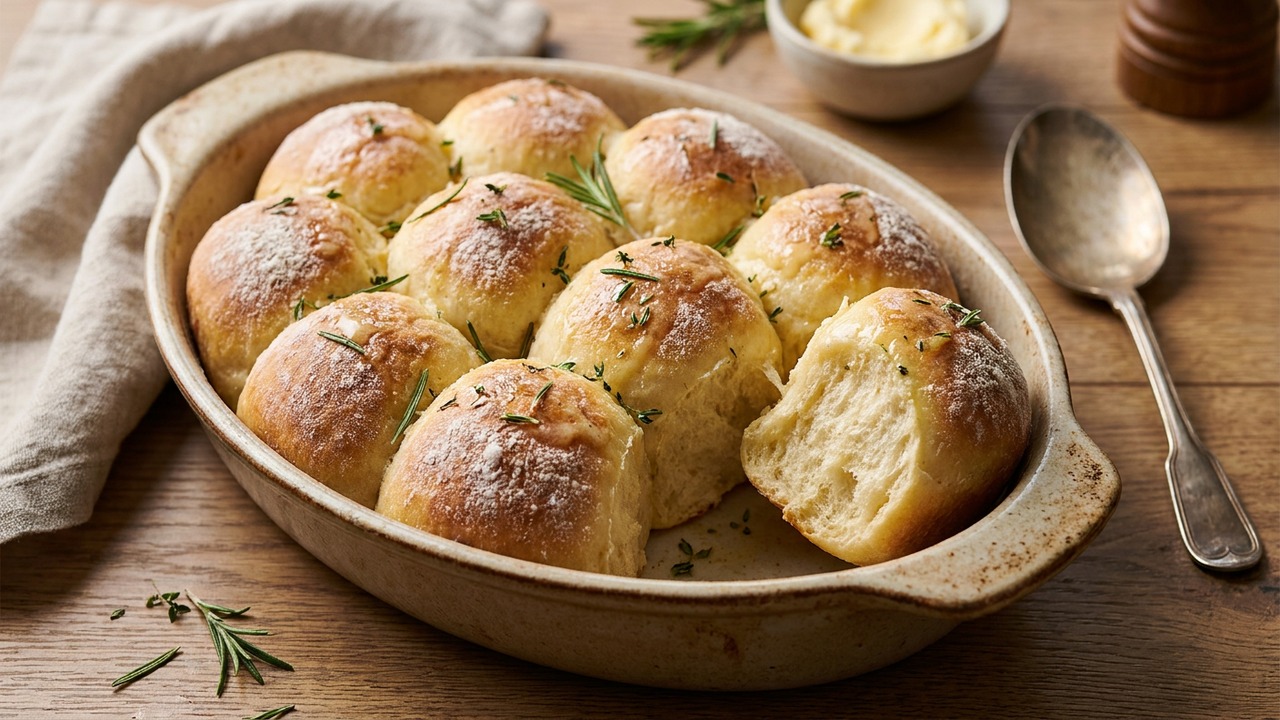Fluffy Gluten-Free Dinner Rolls (Yeasted Tear-and-Share)