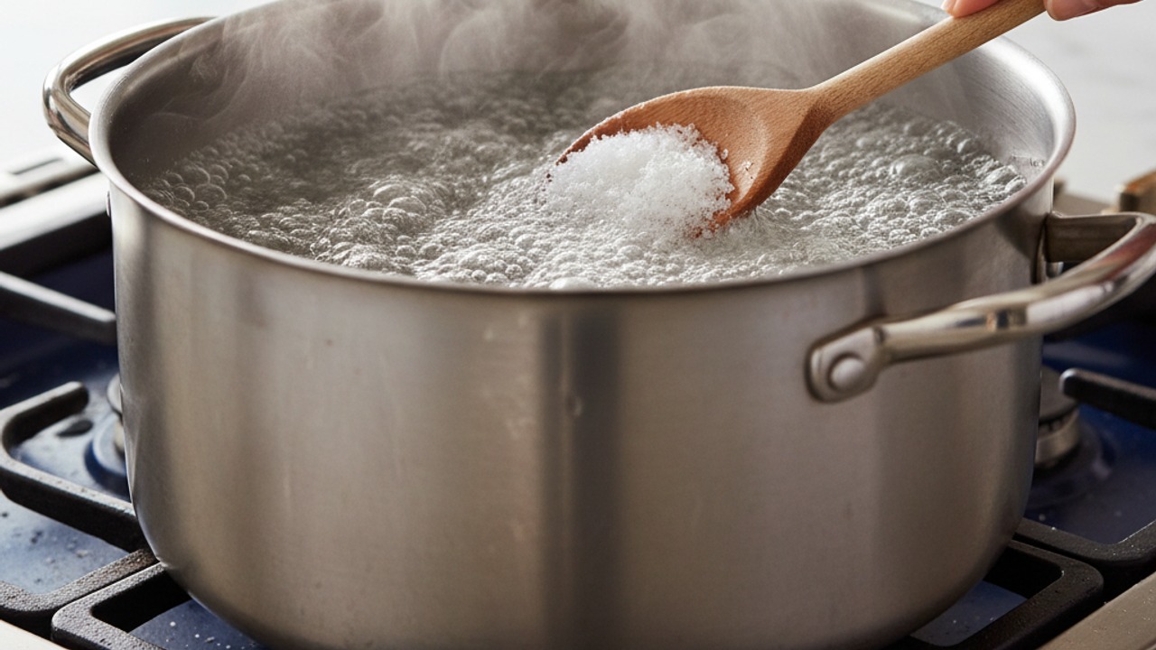 Bring a large pot of salted water to a rolling boil