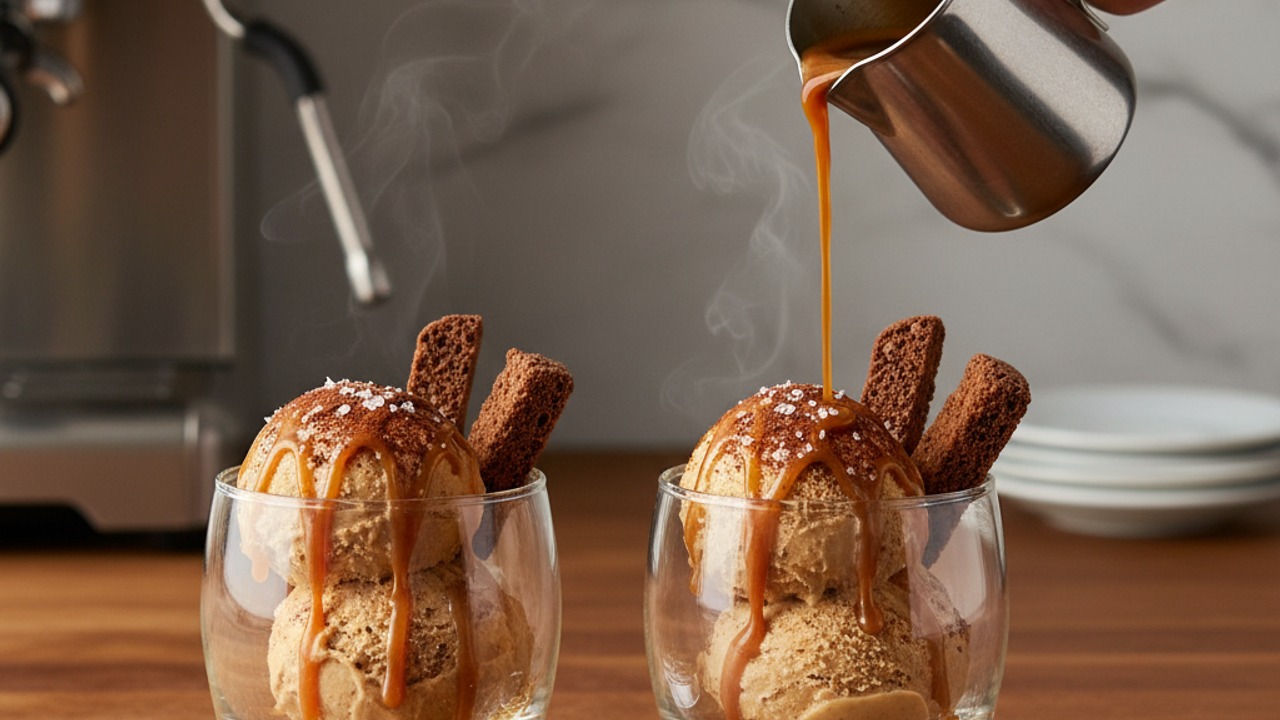Assemble the affogatos