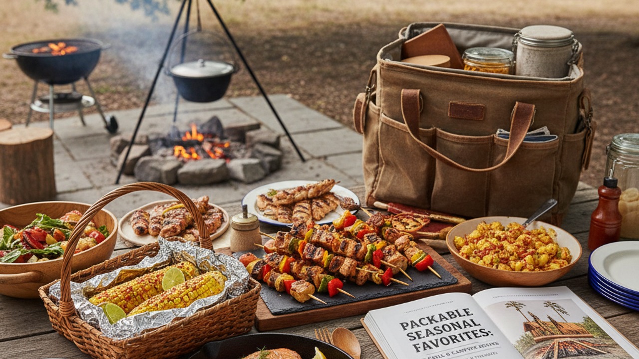 Packable Seasonal Favorites: 18 Grill & Campfire Recipes for Picnics, Trails & Tailgates