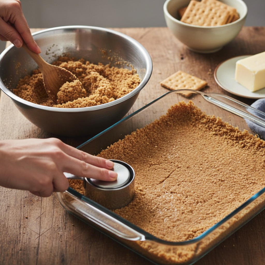 Make the no-bake crust