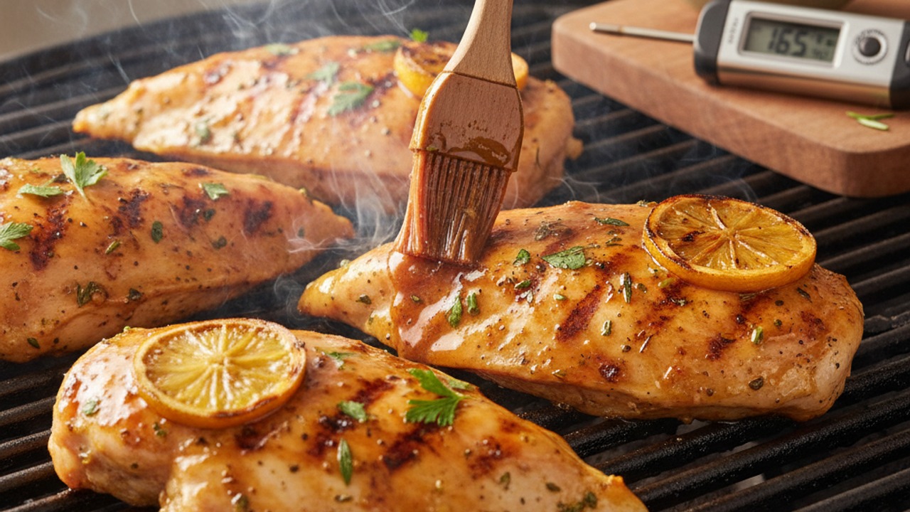Grill the chicken