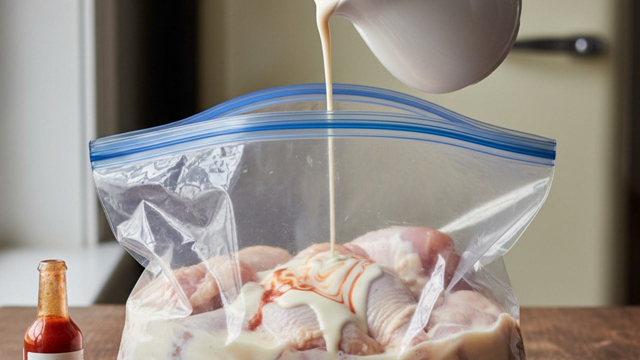 Soak in buttermilk