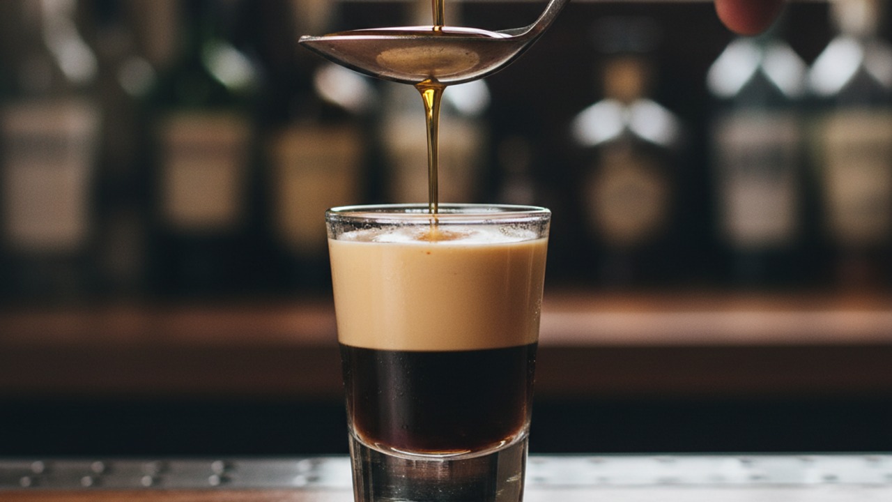 Top with orange liqueur