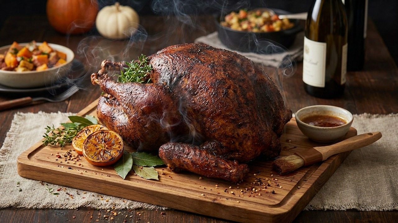 Smoked Cajun Turkey