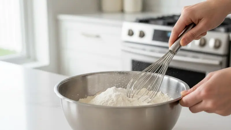 Whisk dry ingredients
