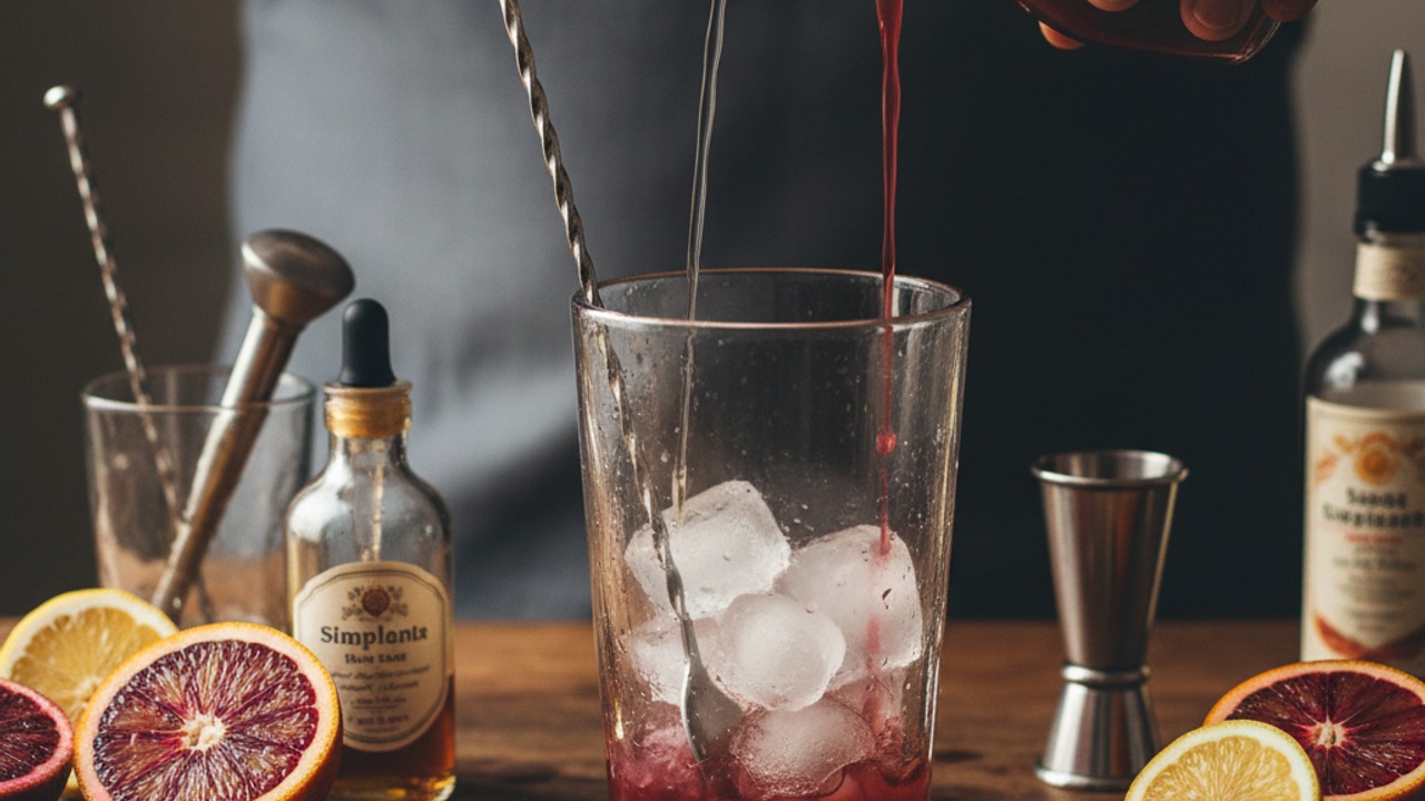 Combine spirits and citrus