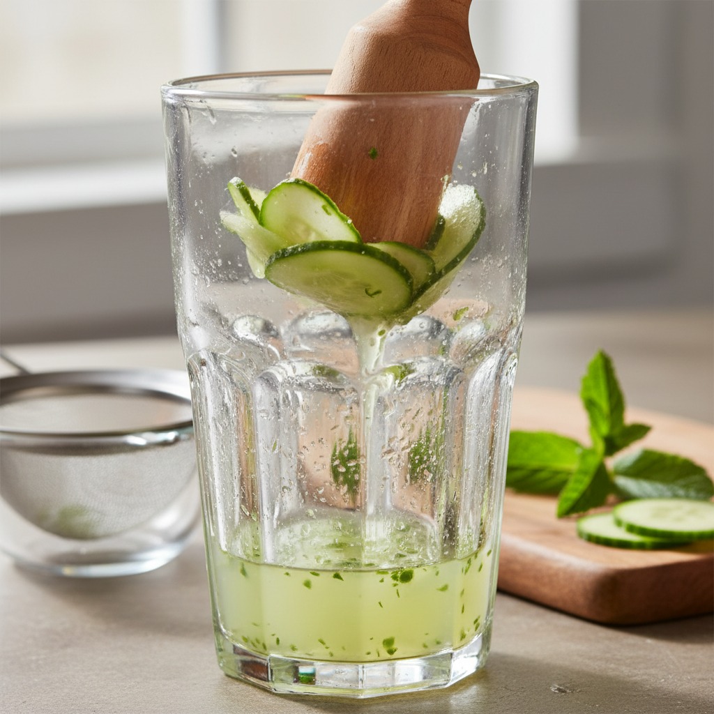 Release the cucumber juice
