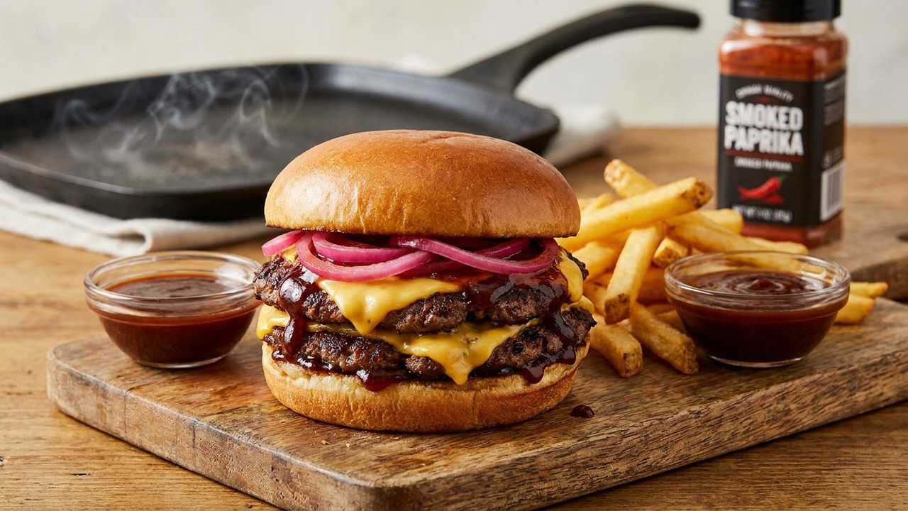 Smokey BBQ Smash Burgers